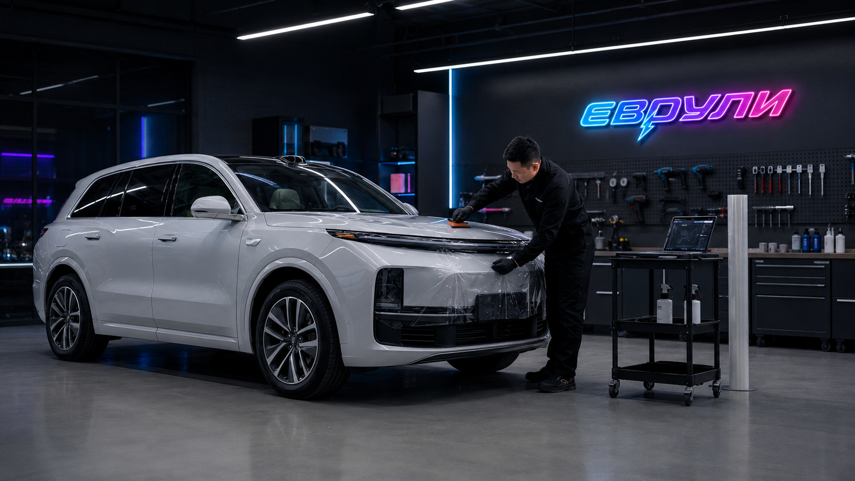 Оклейка антигравийной пленкой Li Auto (LiXiang)