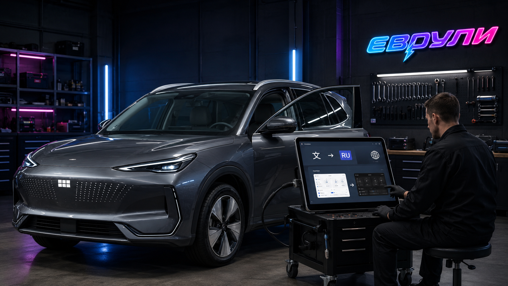 Русификация Geely Galaxy E5