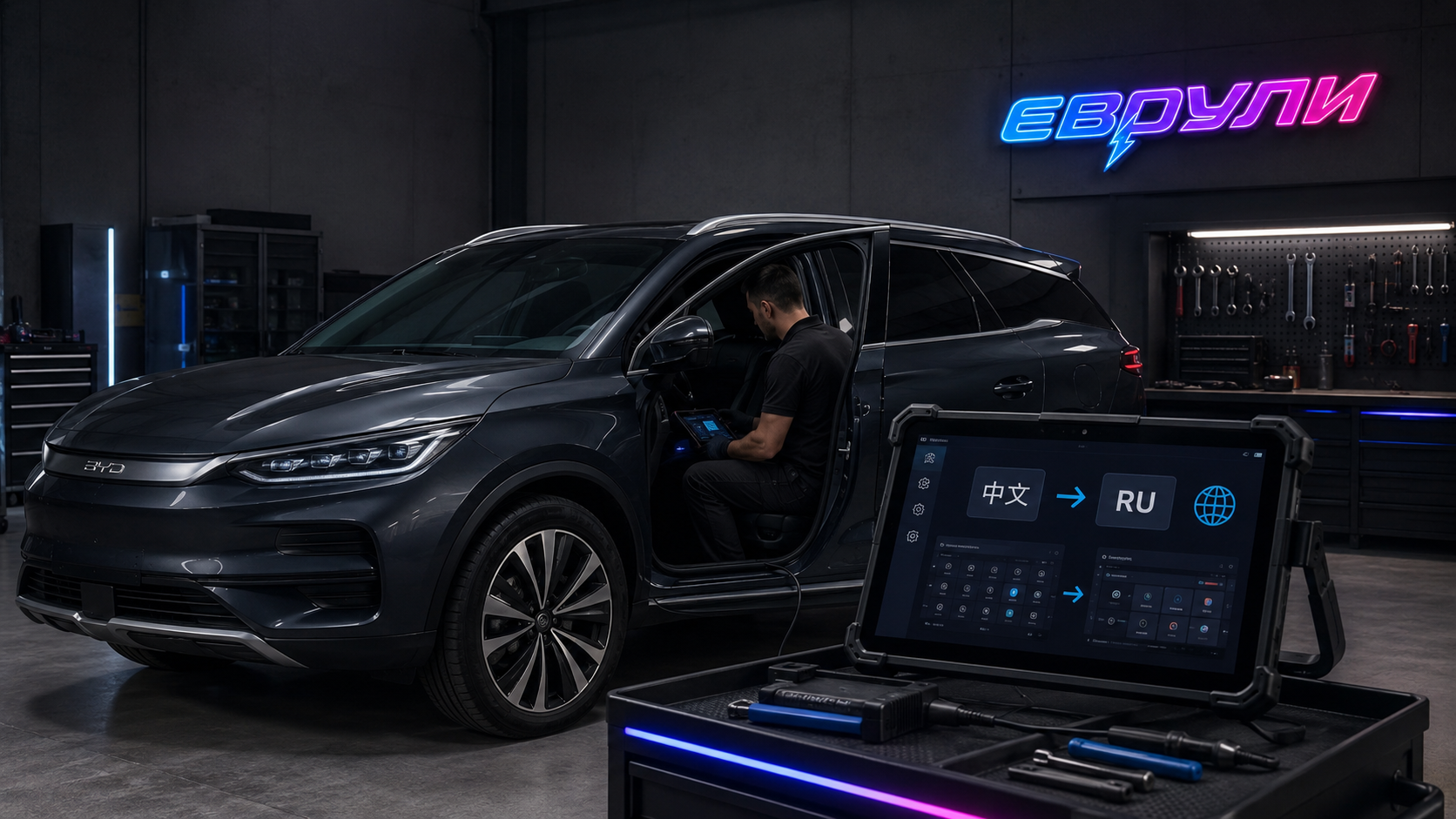 Русификация BYD Tang