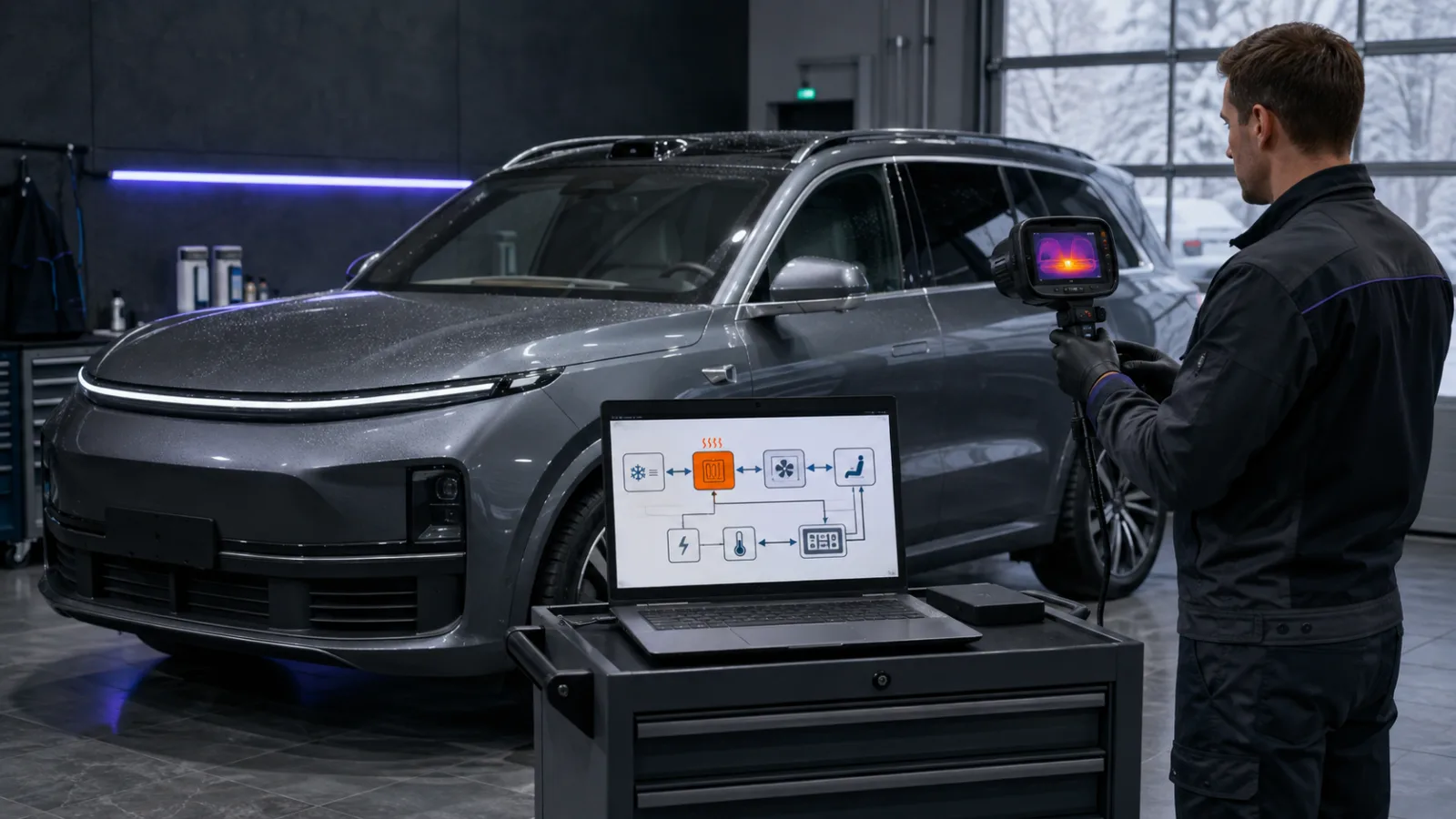 Иллюстрация к статье «Li Auto: проблемы PTC-нагревателя — признаки, диагностика и варианты ремонта»
