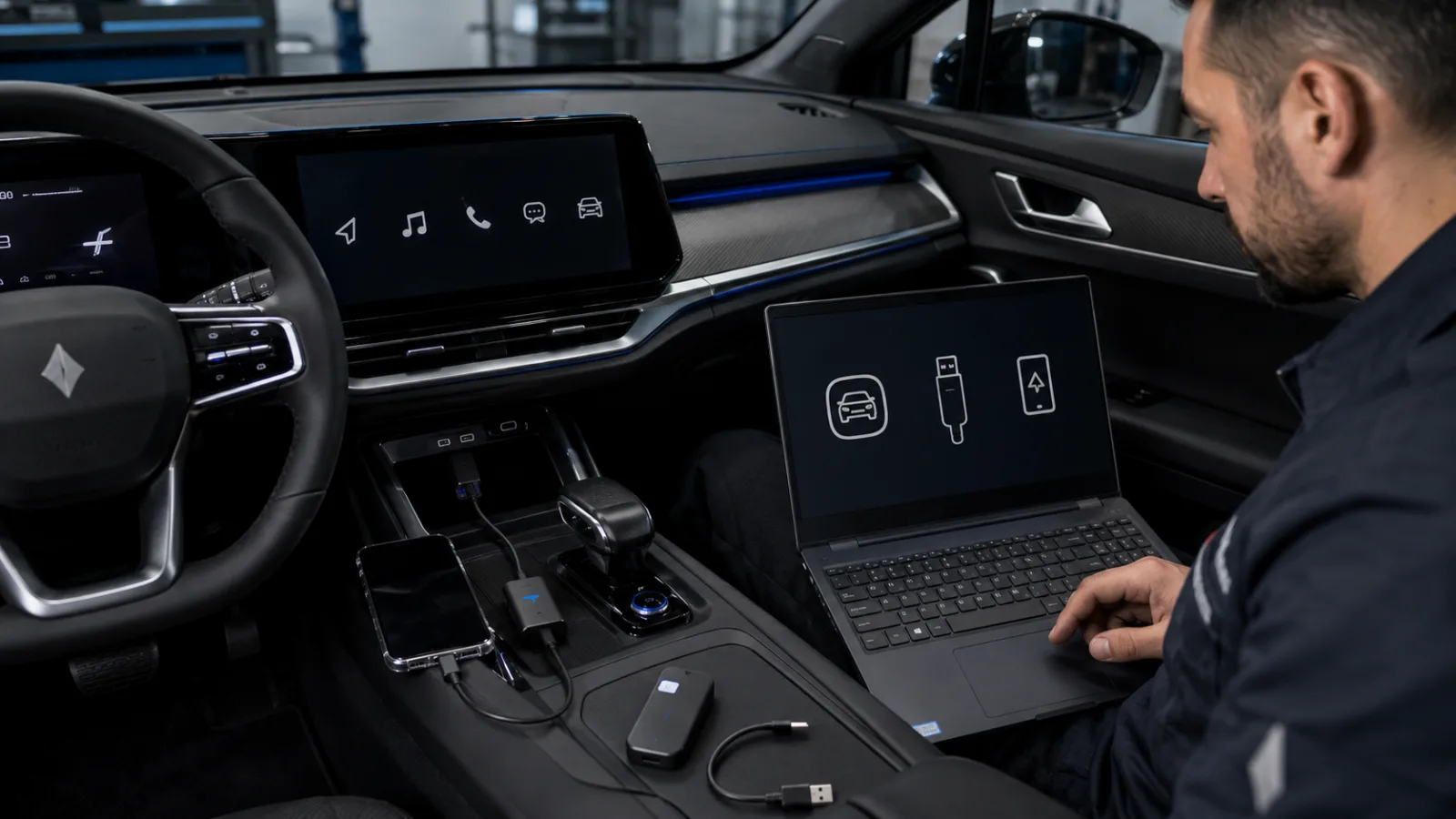 Иллюстрация к статье «CarPlay и Android Auto в китайском автомобиле: штатная функция, адаптер или приложение»