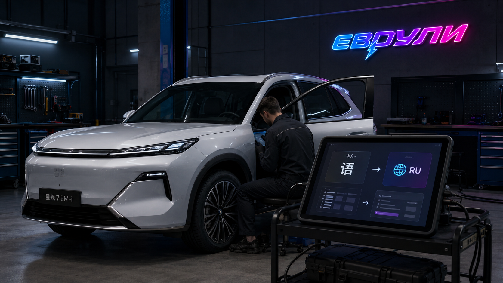 Русификация Geely Galaxy Starship 7