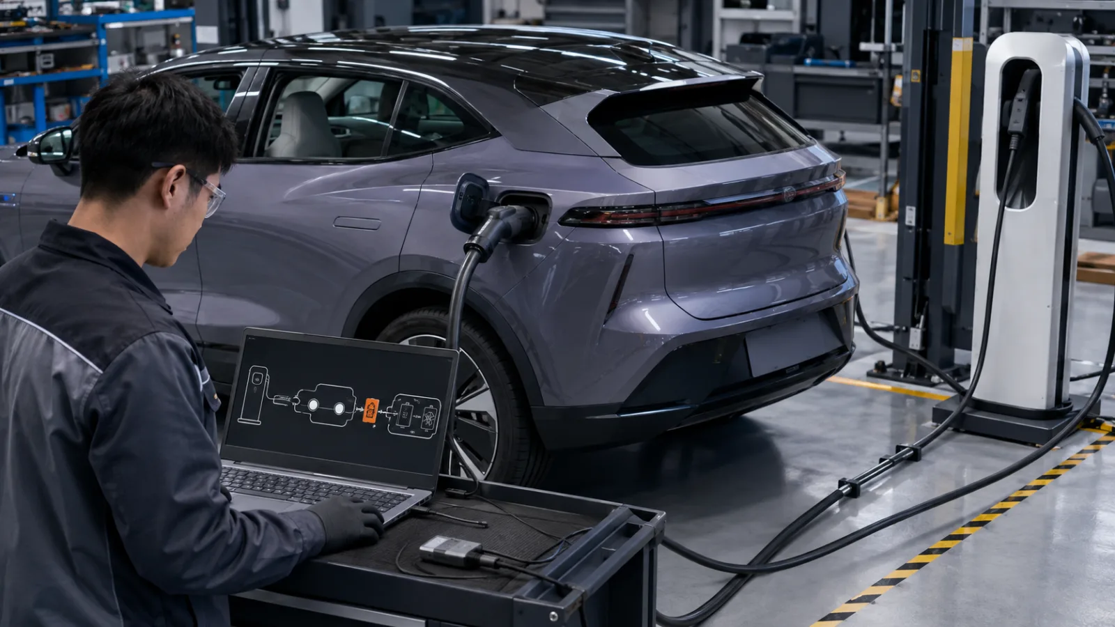 Иллюстрация к статье «Ошибки быстрой зарядки BYD: как найти причину без лишних замен»