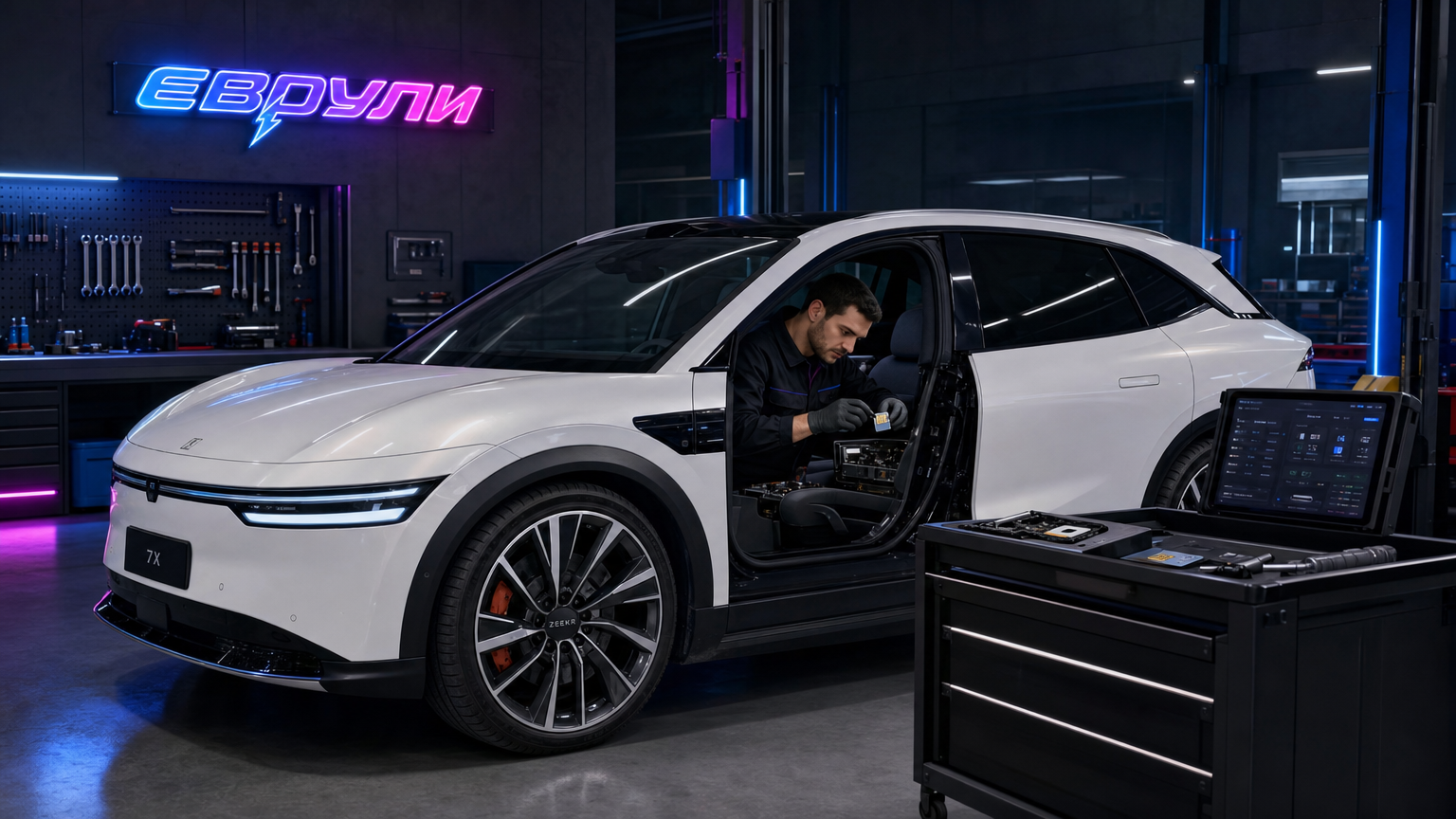 Установка SIM-карт в автомобили Zeekr
