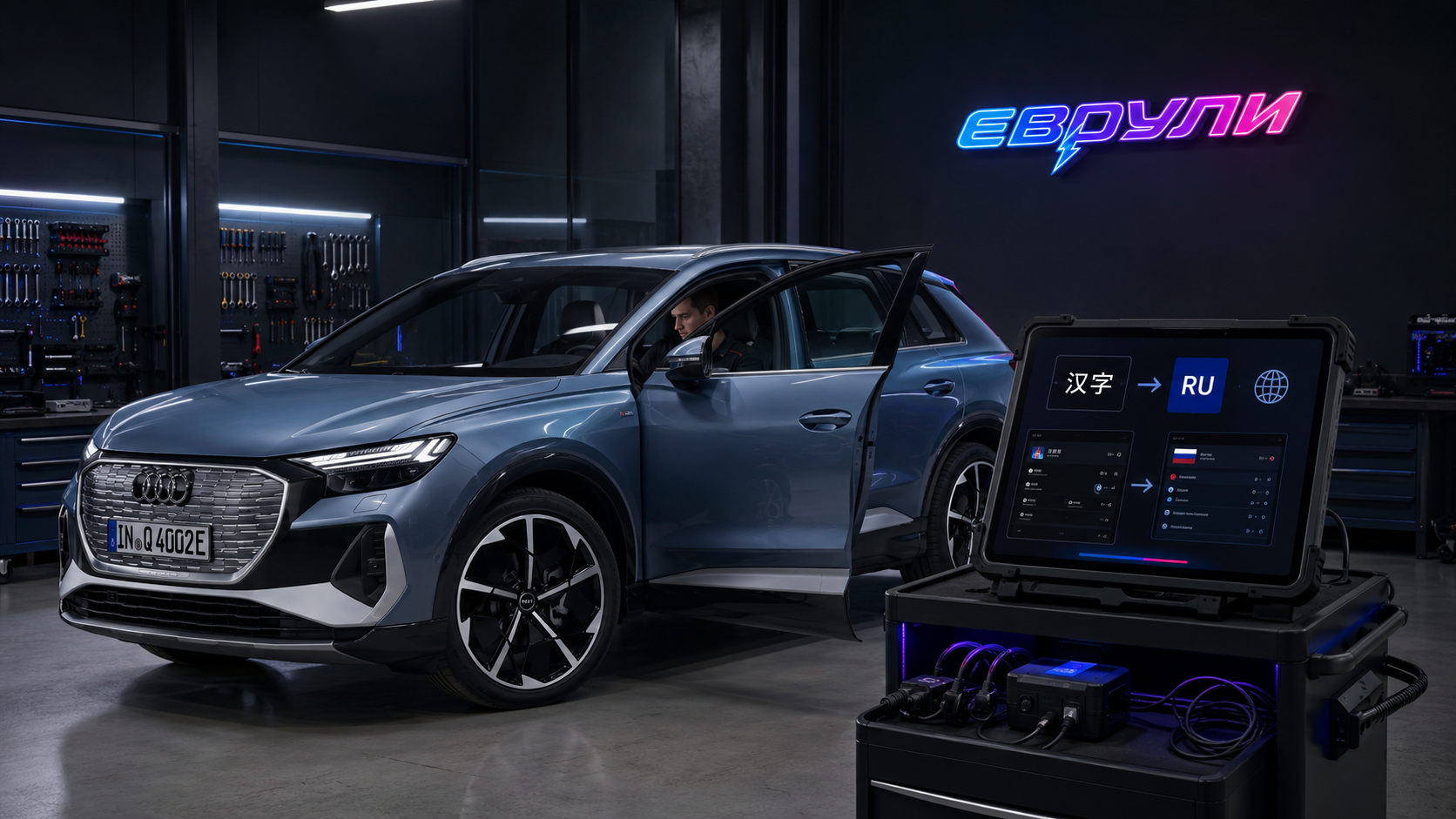 Русификация Audi Q4 e-tron