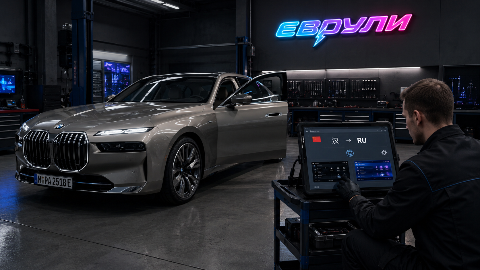 Русификация BMW 7 Series