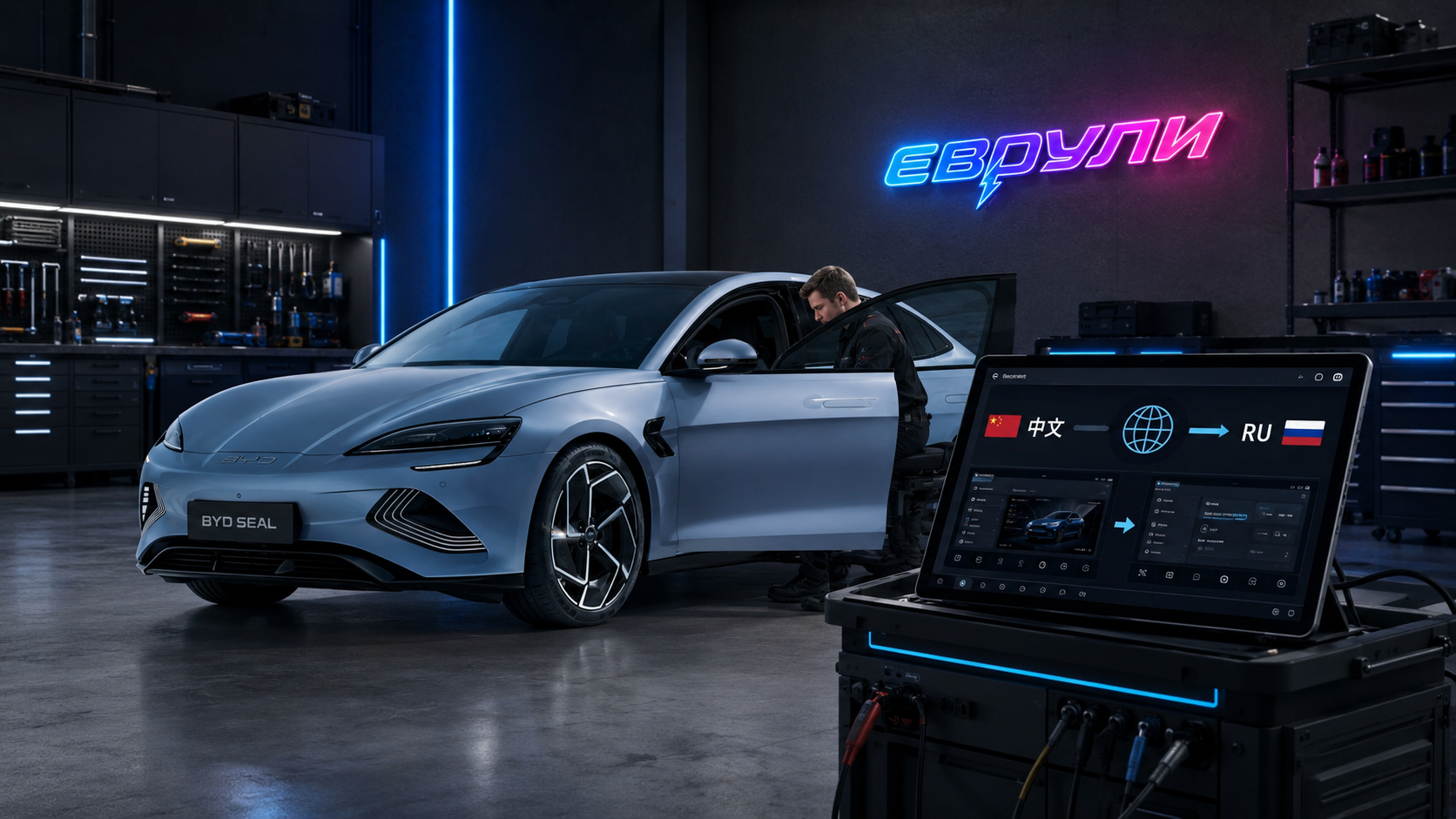 Русификация BYD Seal EV