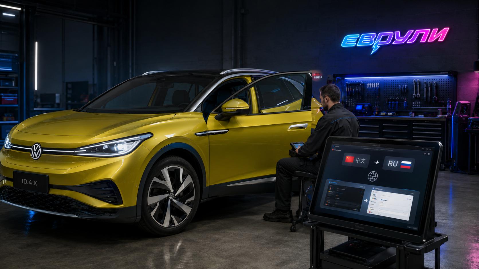 Русификация Volkswagen ID.4 X